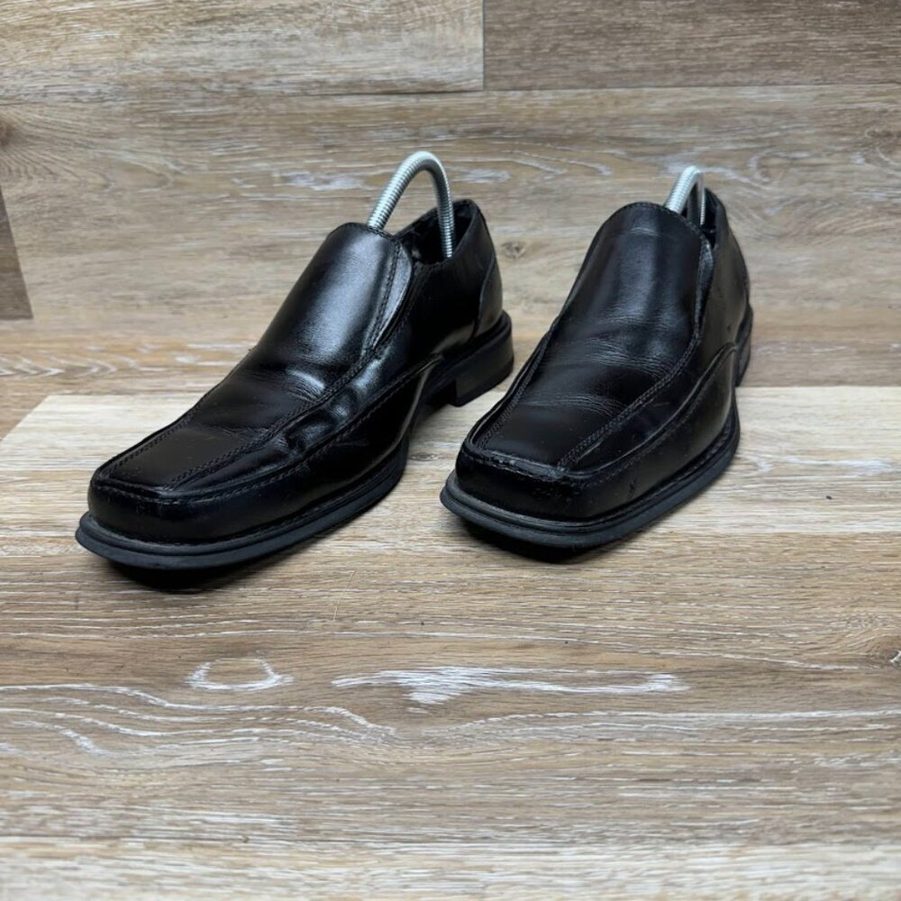Alfani Forum Black Leather Loafers Men's Size 8.5